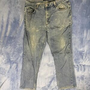 Vintage Valentino Capri Jeans Blue Denim Pants Men Size 40x34